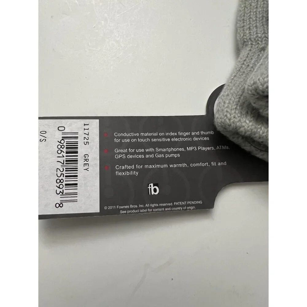Touchpoint Smart Gloves For Touch Sensitive Devices One Size White Ivory‎